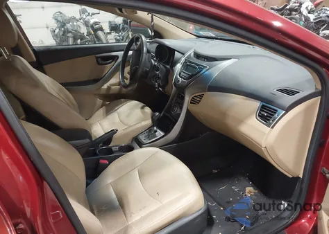 2013 Hyundai Elantra Limited из США, поврежденный, VIN 5NPDH4AE5DH201364